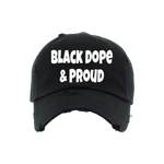 Black Dope& Proud©️ Dad Hats
