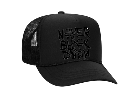Never Black Down™️ Black Trucker